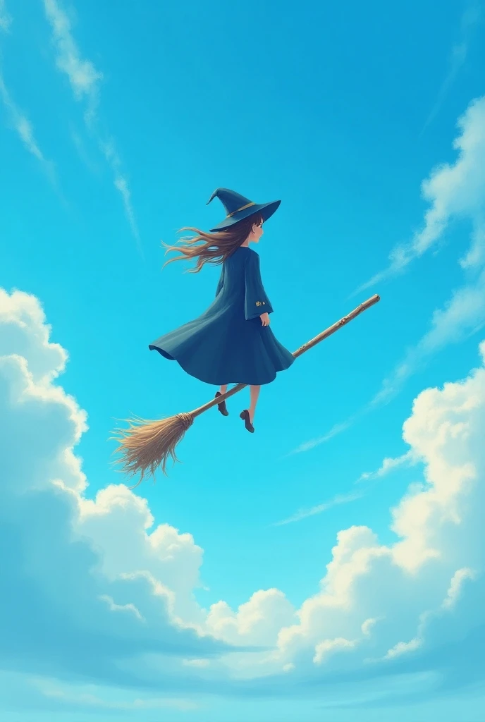 Go up to the atmosphere on a broom