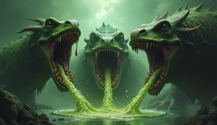 And I saw coming out of the dragon&#39;s mouth, and out of the mouth of the beast, and from the mouth of the false prophet, three unclean spirits like frogs