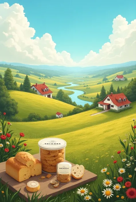 Danish landscape on its labeling and that has a special label for its ingredients