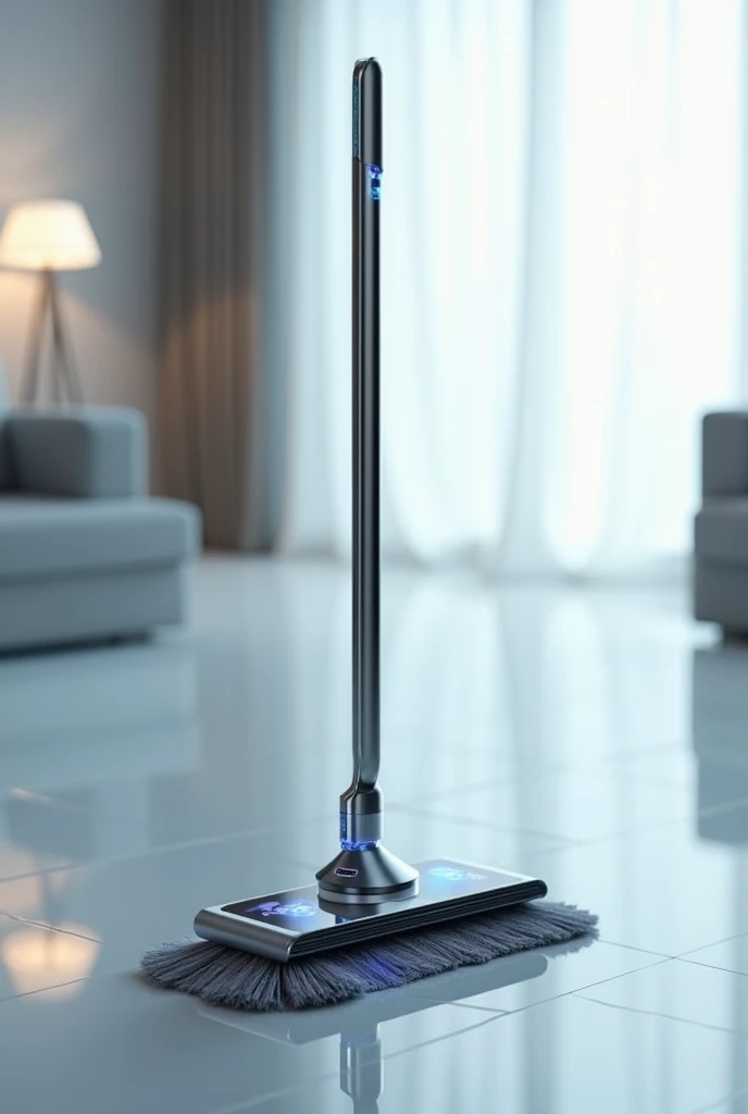 TABLET ON A SMART BROOM