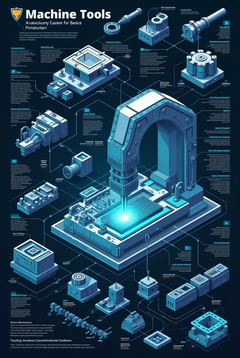 Aquí está el mapa conceptual relacionado con Machine Tools en inglés:

_Machine Tools_

_Categories_

‣ _Machine Tool Types_
- Milling Machines
- Lathes
- Presses
- Computer Numerical Control (CNC) Machines

‣ _Cutting Tools_
- Blades
- Drills
- Taps
- Ins...