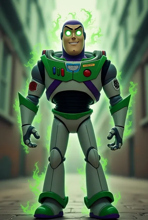 buzz lightyear com olhos de sharingan