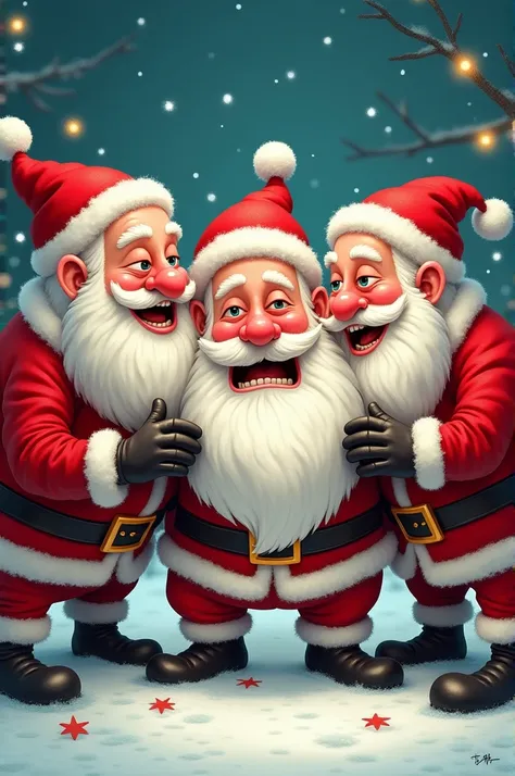 A group of 
Santa Claus sucks  