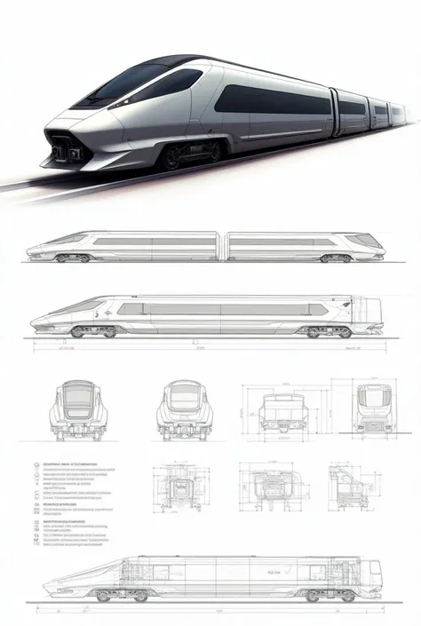 Train reference sheets,Train design sheets, 