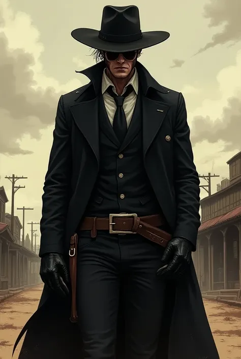 Anime black gamblers cowboy anti hero