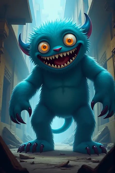  Huggy Wagi is a character from the popular horror game Poppy Playtime .  He is a big blue monster with long arms and legs,  with a sharp smile and huge eyes , , which makes him both cute and scary . Huggy Wagey is the main antagonist ,  stalking a player ...