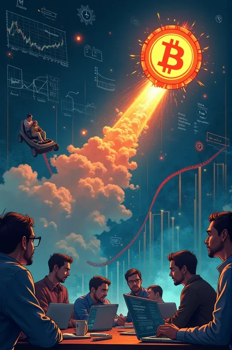 ### Have you heard? Bitcoin is on the verge of hitting an all-time high!

> Image 1 A digital representation of Bitcoin soaring upwards with a graph overlay.Image 2: An animated clock ticking down toward a significant moment in cryptocurrency.

### If you ...