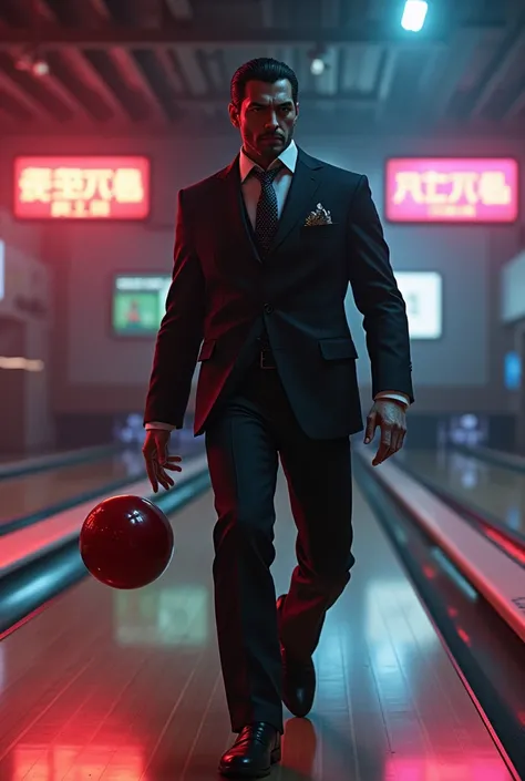 Kazuma Kiryu bowling 