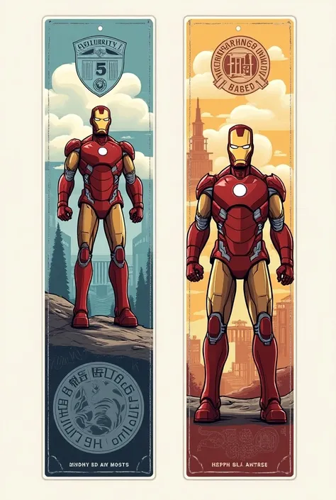 By creatively designing bookmarks around elements such as the “Iron Man” ， combined with elements such as Northeast Petroleum University culture 、The iconic building 、 school motto