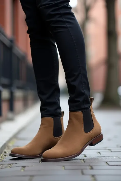 Suede chelse boots 