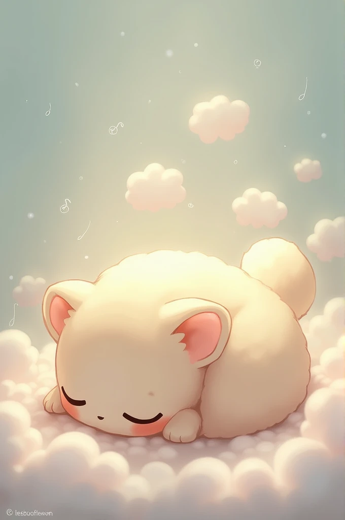 Just a little ball of fur, dreaming away. ...
