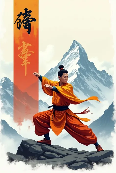 shaolin kung fu Banner and shaolin Nepal Simple 