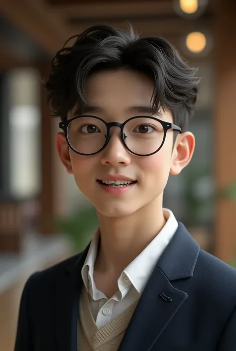 Student, Orthodontic, Handsome, Young Nerd 