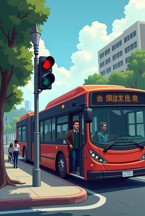 Can I get off, if the bus is stopped at a red light?🚦

Experienced again and again: The bus stops at a red light and a passenger asks, whether he can get off here. In principle, you can of course ask - but the decision ultimately lies with the driver. Its ...