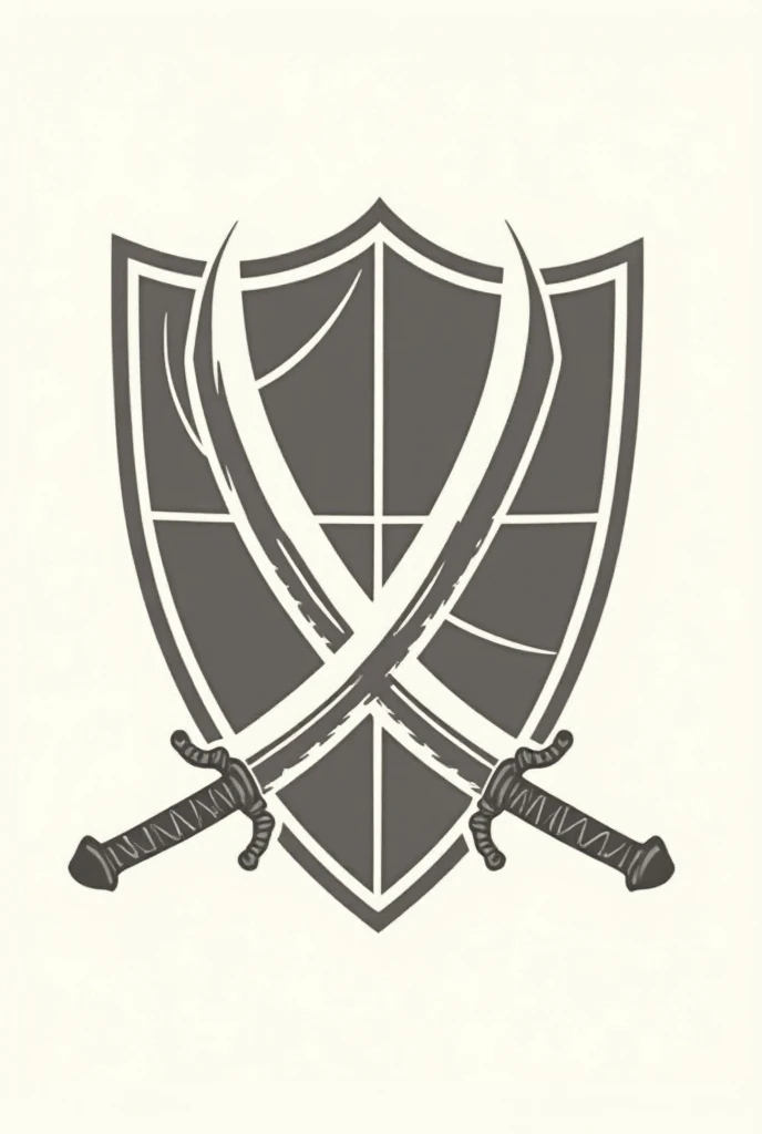 Logo shield and sword classic format