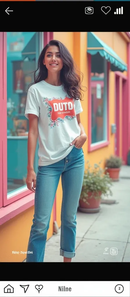 T-shirt girl