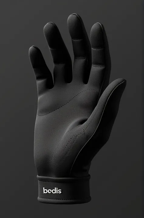 Gants de sport avec grip de couleur noir avec personnalisation 