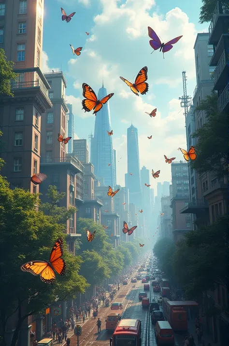 butterflies that flap their wings and on the other side of the world create an urban