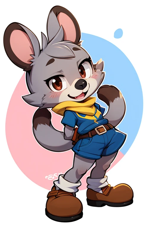 Female furry koala tiny toons adventure style 