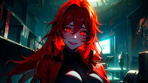 ((best quality)), ((masterpiece)), (detailed:1.4), 3d, an image of a beautiful cyberpunk female, yandere , yandere face , trance...