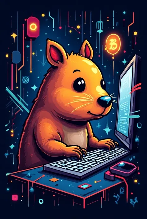 Hacking capybara icon