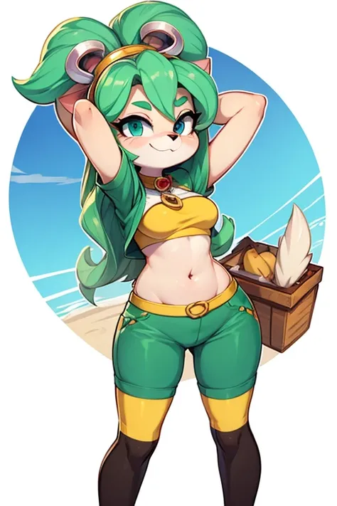 Female furry marina bee tiny toons adventure style 