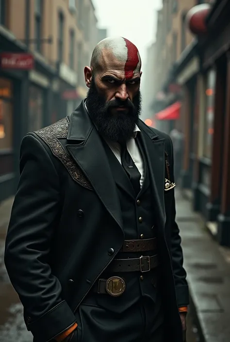 Realistic, Kratos, the Spartan warrior, finds himself in the ruthless streets of 1920s Birmingham. Trading ancient armor for a razor-lined cap and a dark suit, he now rules the underworld as a Peaky Blinder. Here, every alley is a battlefield, every rival ...