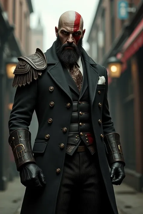 Realistic, Kratos, the Spartan warrior, finds himself in the ruthless streets of 1920s Birmingham. Trading ancient armor for a muslim suit, he now rules the underworld as a Peaky Blinder. Here, every alley is a battlefield, every rival a target. The rage o...