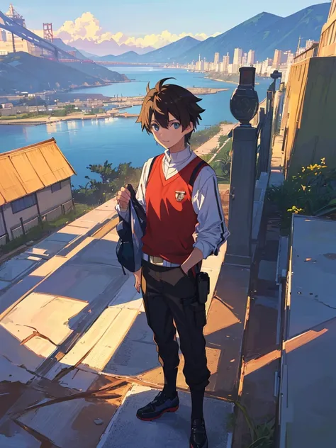 (Makoto Shinkai:1.2),(Makoto Shinkaiスタイル:1.1),(Best Quality, Hi-Res,4K,8K resolution,8k, Hi-Res,Ultra HD,Super detailed),( fine details:1.2),(Anime-like:1.4),Anime protagonist,Anime Boys,Anime Art,Fresh,(( bright and fresh boys:1.4)),( is cool:1.4,cute:1.1...