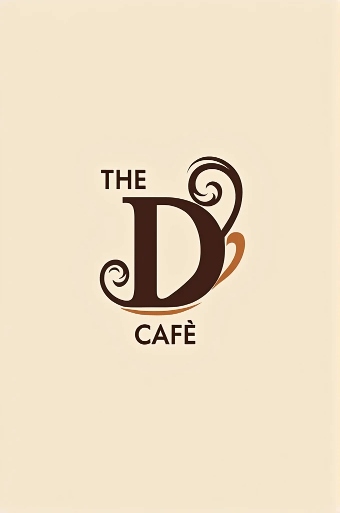 A logo for my cafe name the d cafe