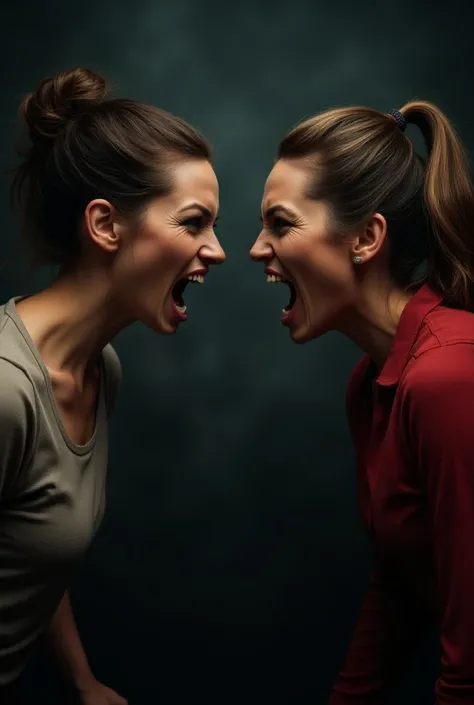 Two women adult rage