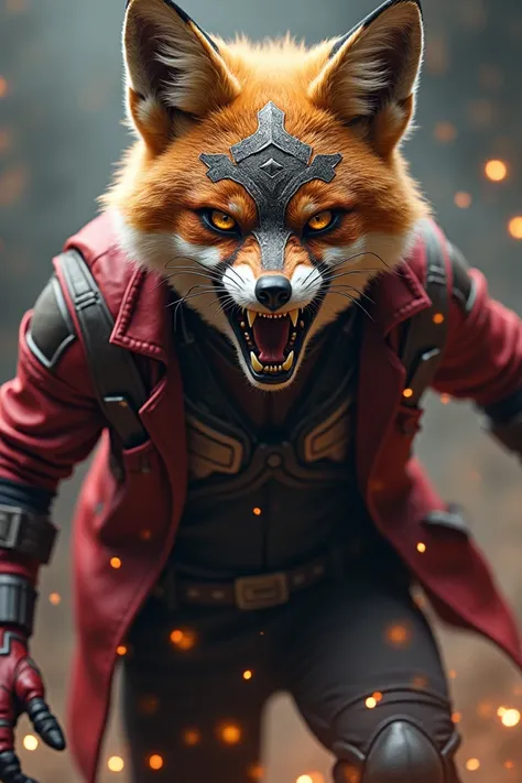 Create a hybrid creature that combines the characteristics and the Give me detailed instructions on these two "First, create an image where a [Give me detailed instructions on these two "First, create an image where a [Fox] and a [Star-Lord] are placed tog...