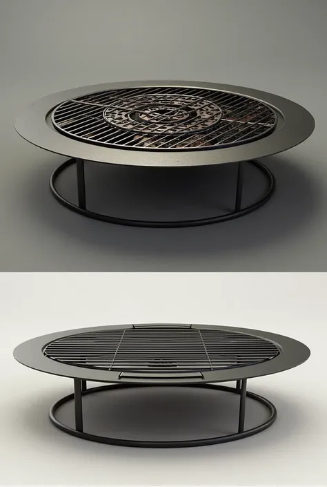 I need a transportable grill about 60 high and 60 wide that is removable or foldable and has an opening to enter charcoal or wood, circular and that it is not a kitchen type, plus a field grill another raised cylindrical
With opening to insert the carbon