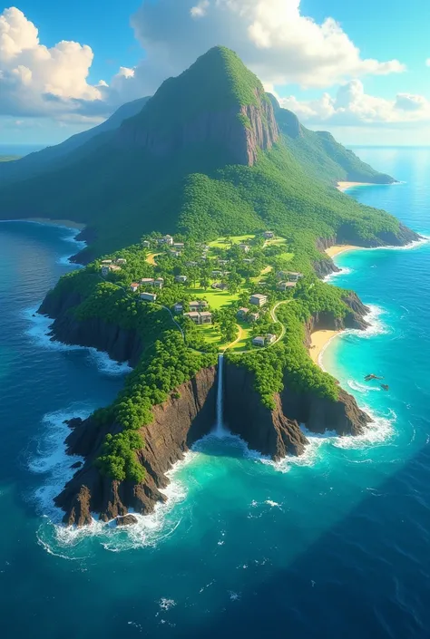 Make the island of Molokai animated