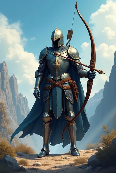 Zodiac sign Sagittarius as a medieval knight warrior