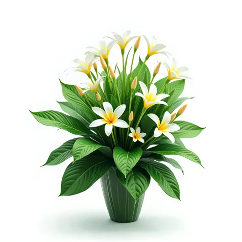 plant on the planet Earth in a white background. to show to the people to save plants