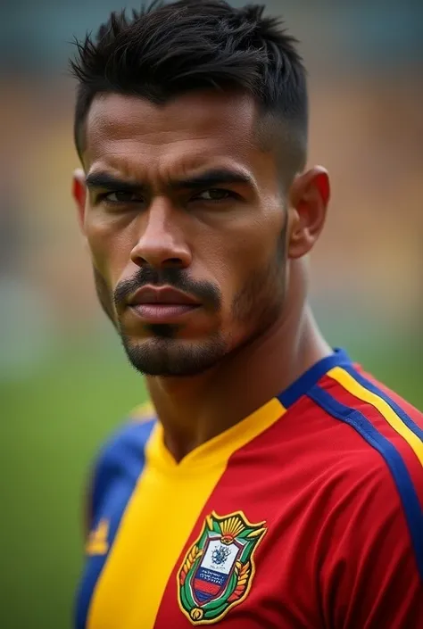 Cristianon with the Colombian shirt