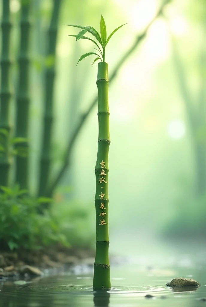 There will be a bamboo with BAS BABA styli written on the bottom