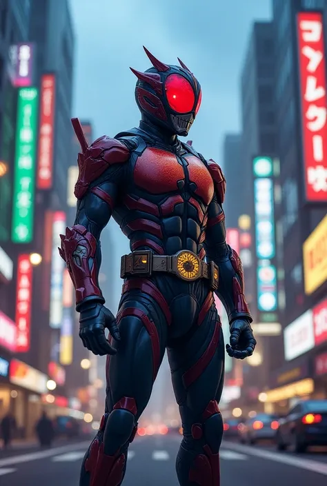 Kamen Rider With Belt in Tokyo 