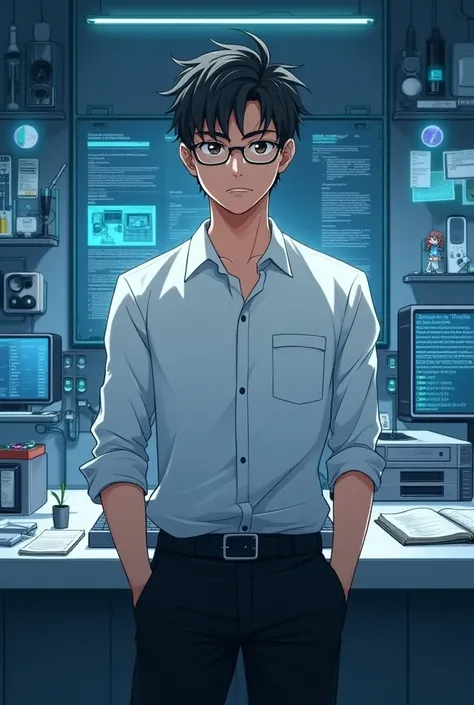  Systems Engineer 　male　young　anime