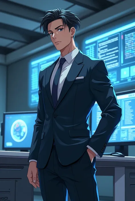  Systems Engineer 　male　anime　Without glasses　 handsome