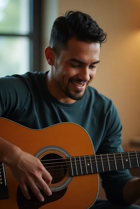 Keylor Navas playing guitar 