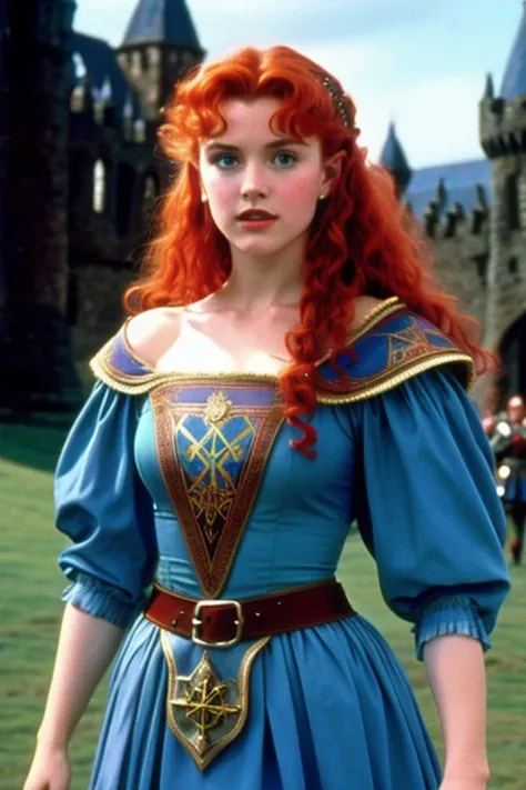 Medieval scotland era, Princess merida, dvd film still live action 1991 dark fantasy