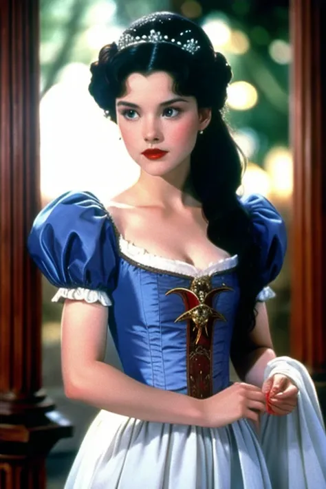 Elizabethan era, Princess snow white, dvd film still live action 1991 dark fantasy