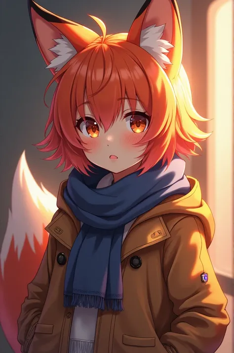 Make me a porn with a fox in an anime style 