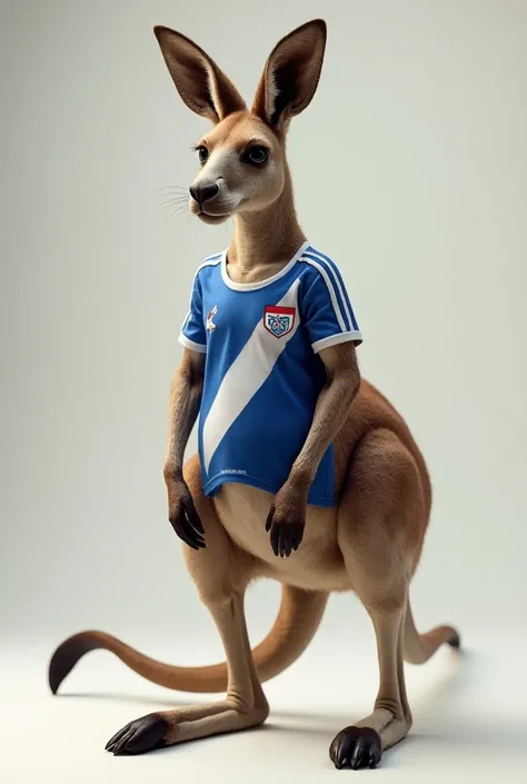 Kangaroo with the Honduras national team shirt 