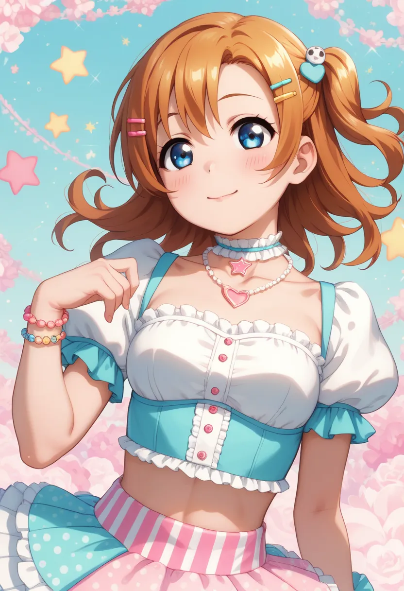 score_9, score_8_up, score_7_up, score_6_up,shiny skin, kousaka honoka, blue eyes, beautiful, tight , blushing, cute custom-desi...