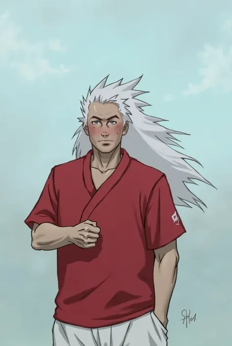 beautiful portrait of character jiraiya, photo