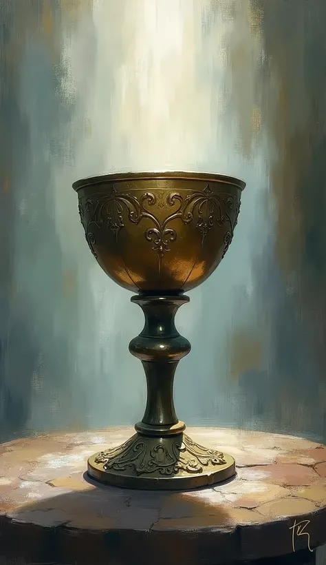 chalice, Impressionist paintings , Realistic, Mysterious, 