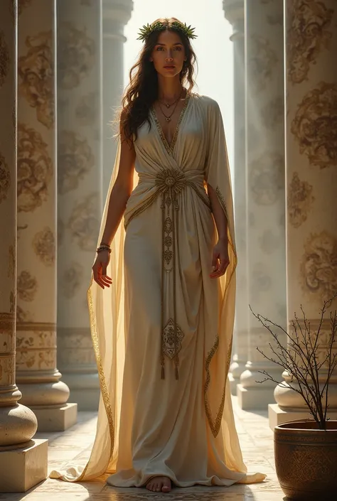 A Greek priestess 